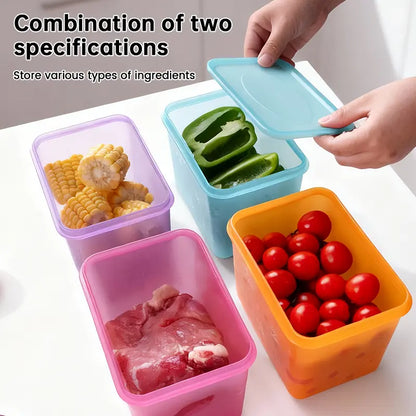 Keep Tab Multicolor Plastic Food Storage Containers with Airtight Lids for Kitchen Organization