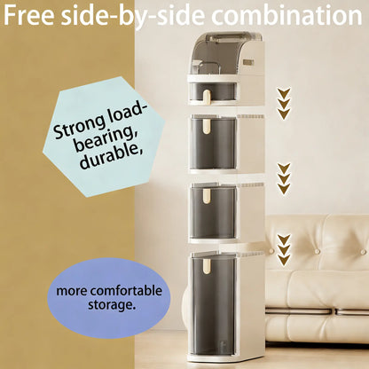 4-Layer Ultra-Thin Bathroom Storage Cabinet