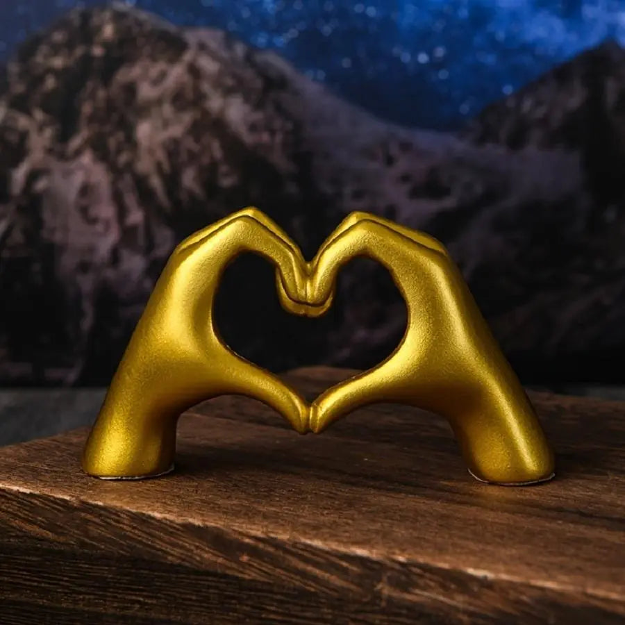 Hand Shaped Resin Ornament