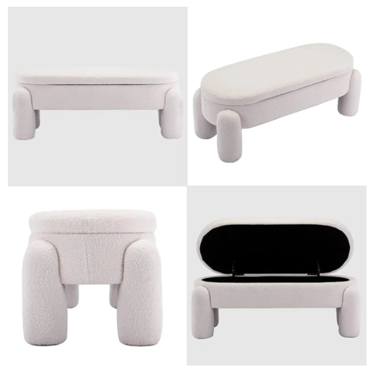 Sherpa Ottoman Storage Bench