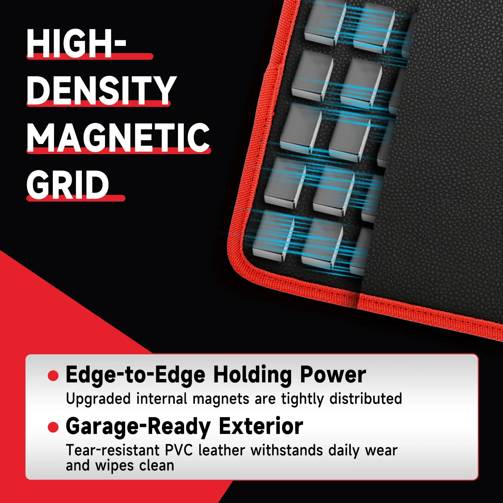 3PC Double-Sided Magnetic Tool Mat Set