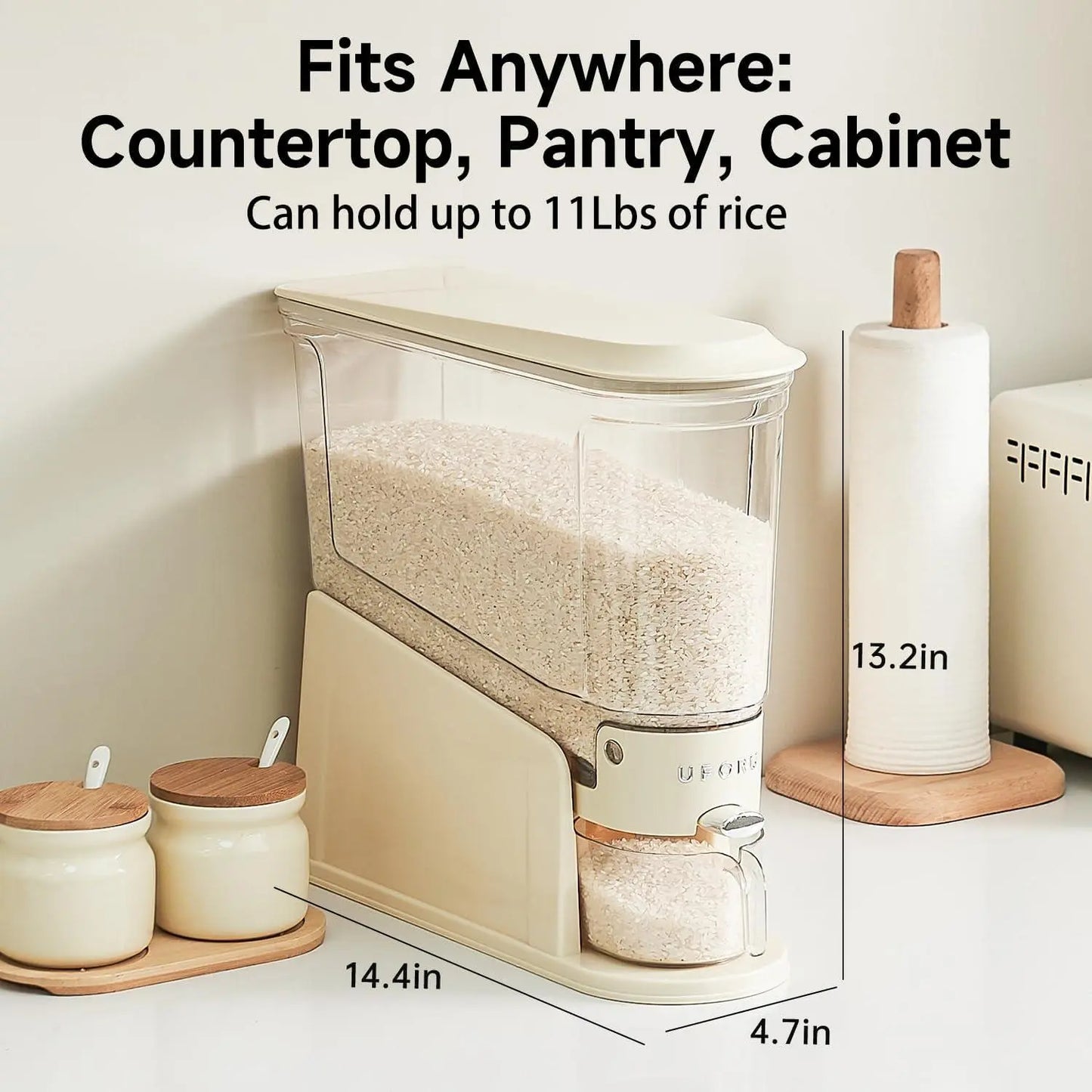 Moisture Proof, Grain&Cereal Dispenser