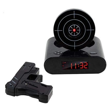 Gun Lovers Aim & Shoot Alarm Clock 