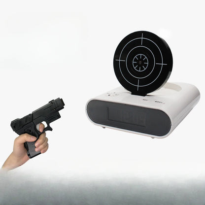 Gun Lovers Aim & Shoot Alarm Clock 