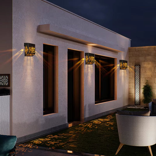Elegant Design Solar Wall/Fence Light 