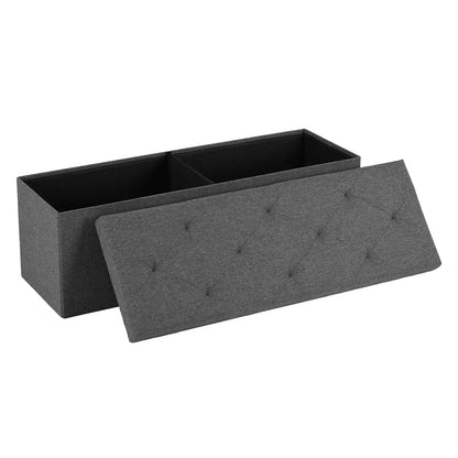 Folding Storage Ottoman Bench