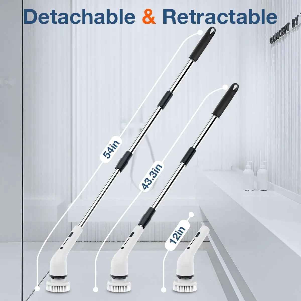 Cordless Handheld Electric Scrubber Kit