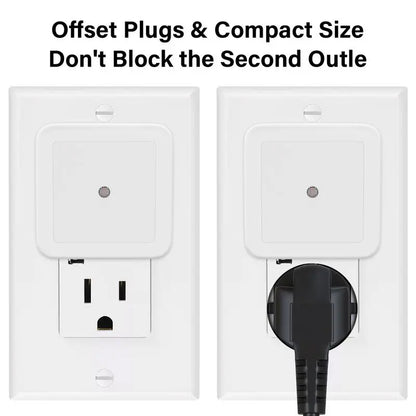 BOBO Sleep Night Lights Plug into Wall, Sleep Light for Kids and Adult, Bedroom Night Light, Light Sensor, LED, Dimmable, Warm Soft Light Plug in Night Light