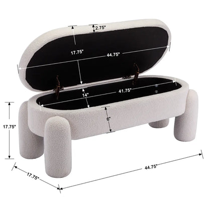 Sherpa Ottoman Storage Bench