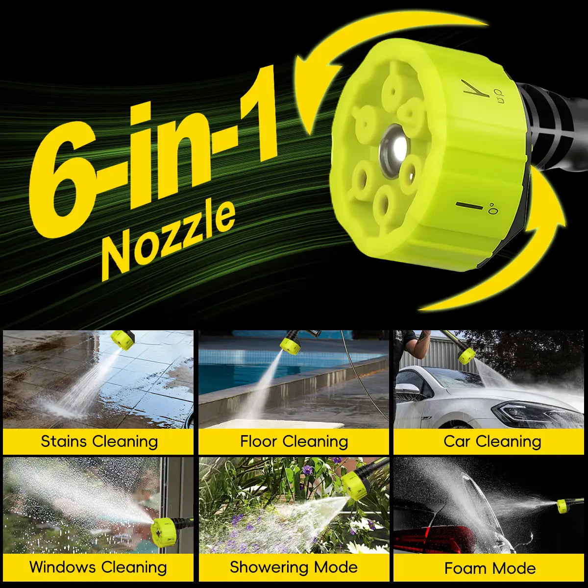 Seese Cordless Pressure Washer and Single Port Charger Base