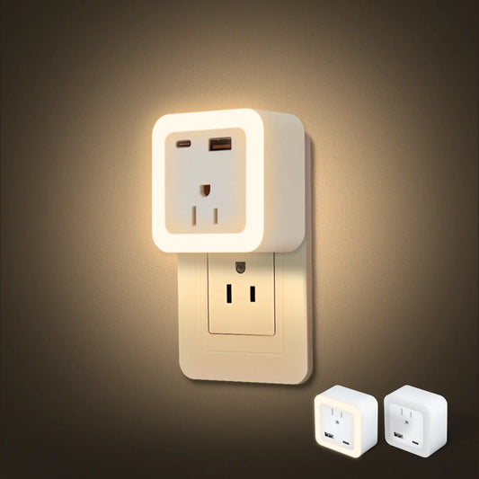 2-Pack USB Wall Night Lights