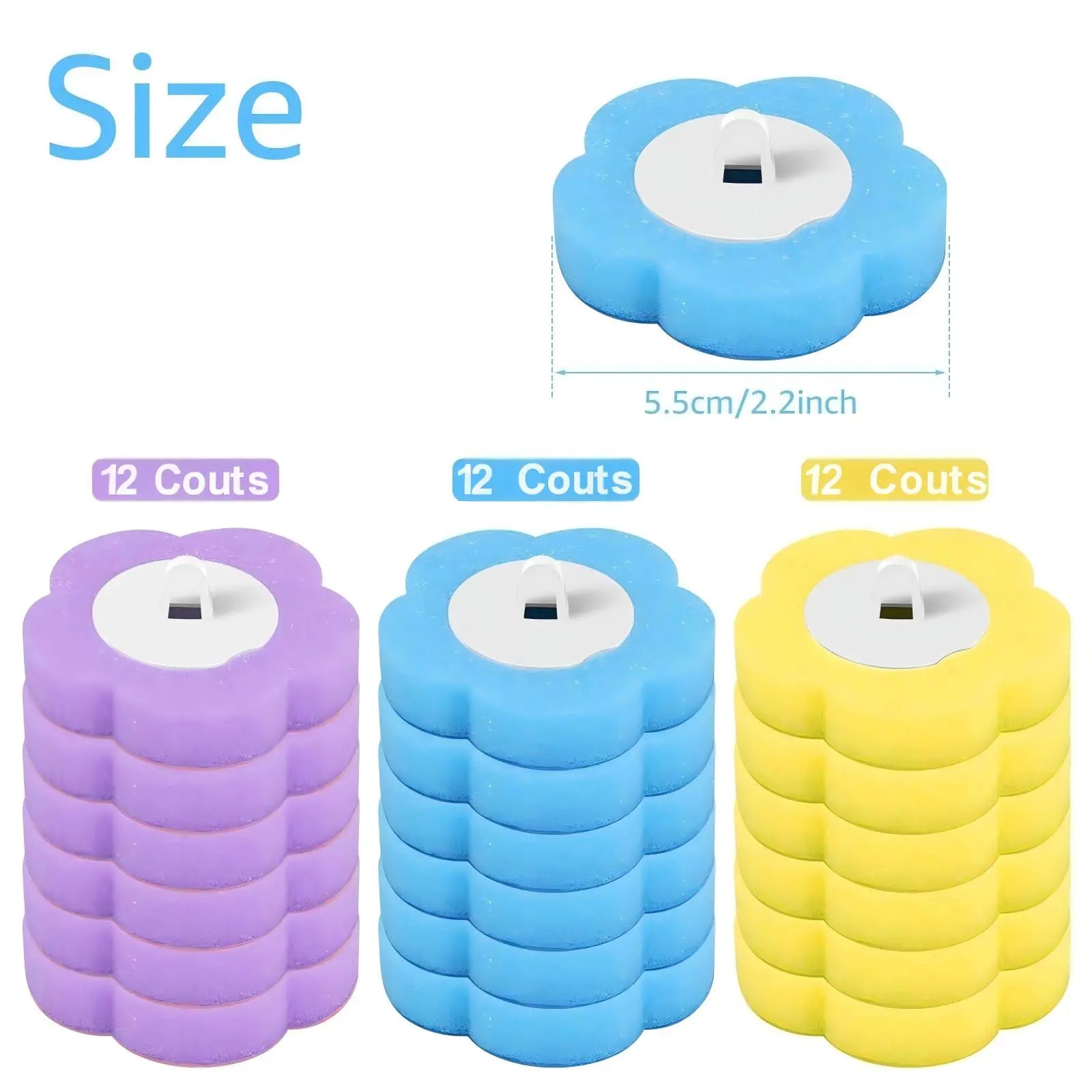 Home Essentials Disposable Toilet Brush Set-Includes 24 Disposable Replacement Heads+Toilet Brush+Wall-Mounted Toilet Caddy,Easy to Use,Thorough Cleaning,Antibacterial,Deodorizing,Dispose after Use,No Secondary Contamination,Cleaning Supplies and Tools Ti