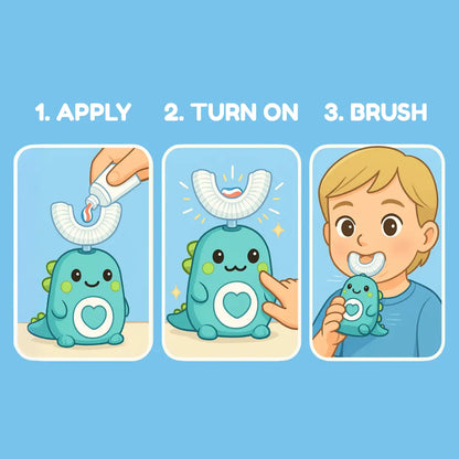 Kids 360 Electric Toothbrush with 3 Brush Heads