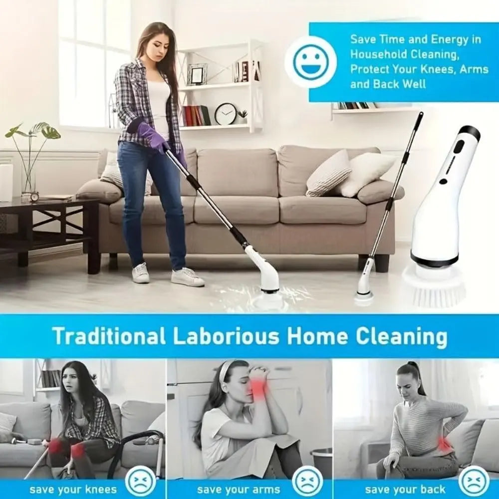 Cordless Handheld Electric Scrubber Kit
