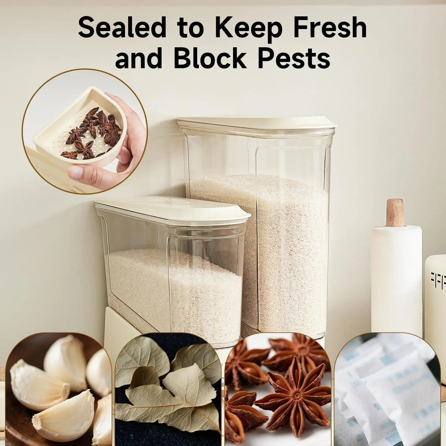 Moisture Proof, Grain&Cereal Dispenser