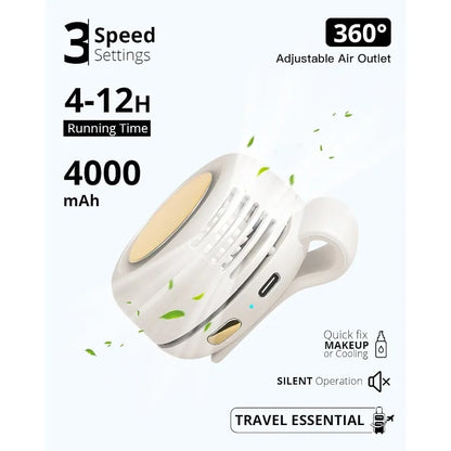 Portable Mini Clip Electric Fan