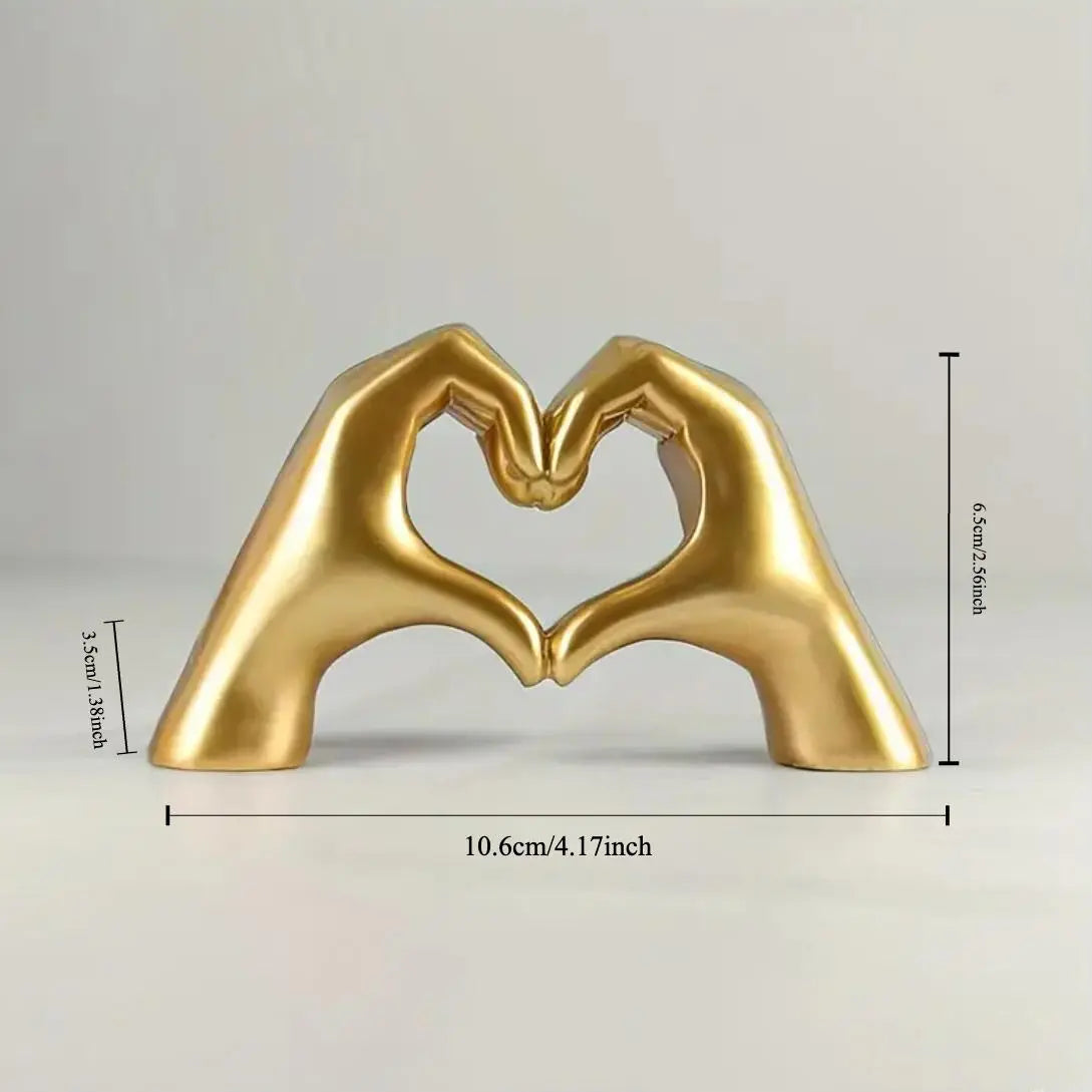 Hand Shaped Resin Ornament