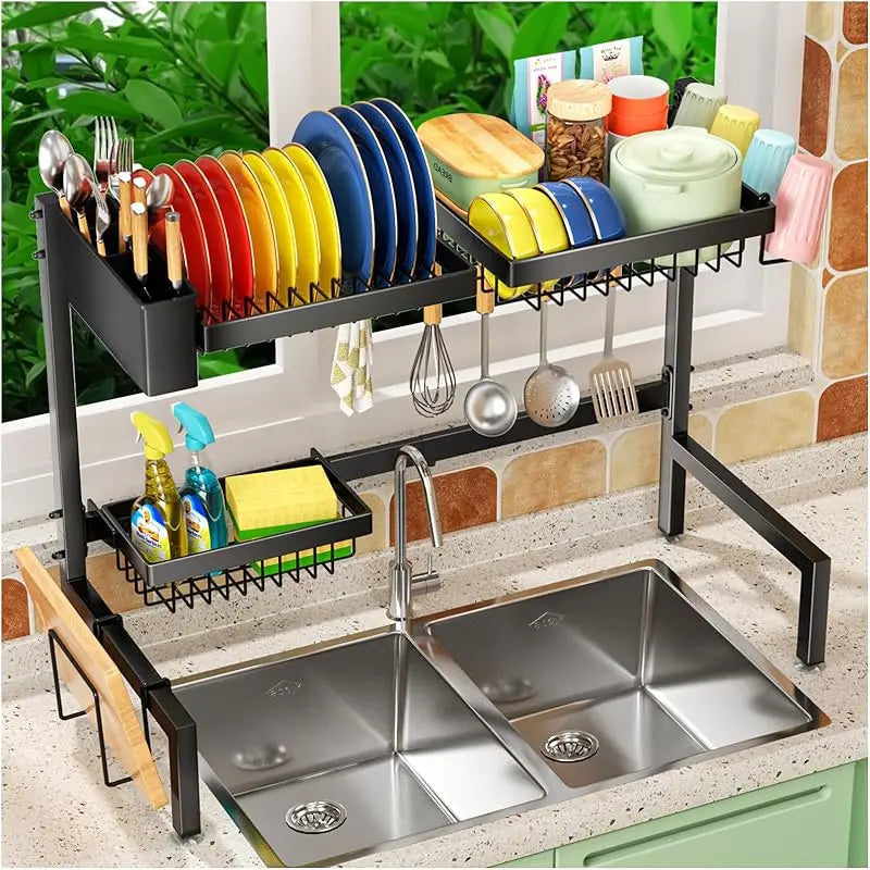 Over The Sink Dish Drainer