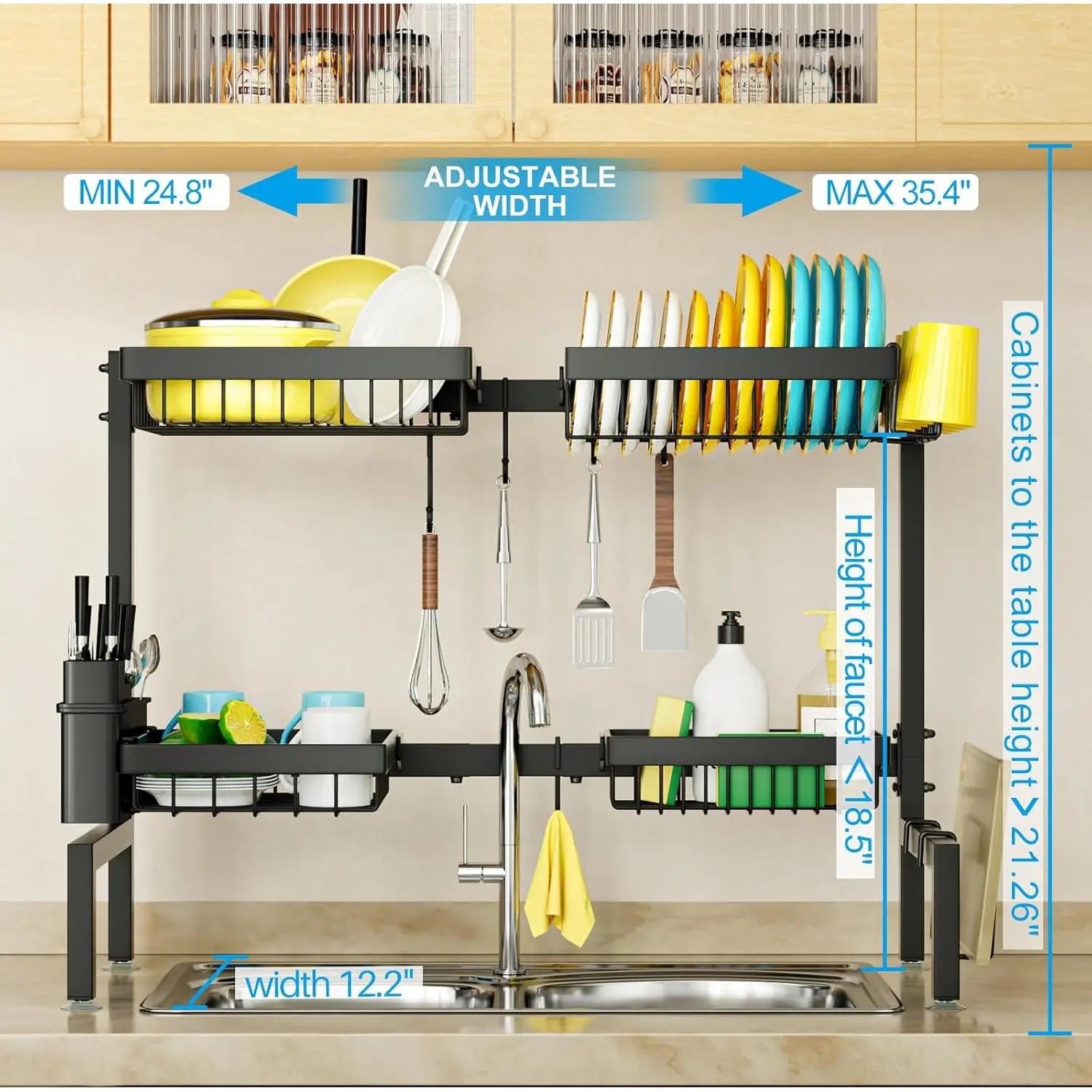 Over The Sink Dish Drainer