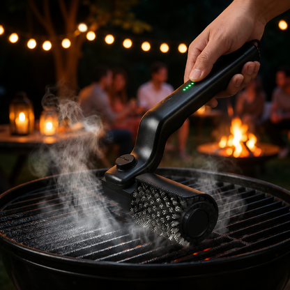 3-Speed Electric BBQ Grill Brush