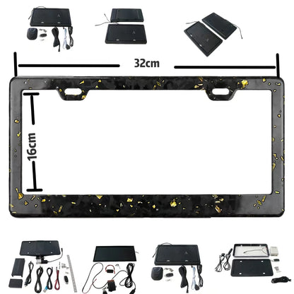 HIDEAWAY License Plate Holder With Remote