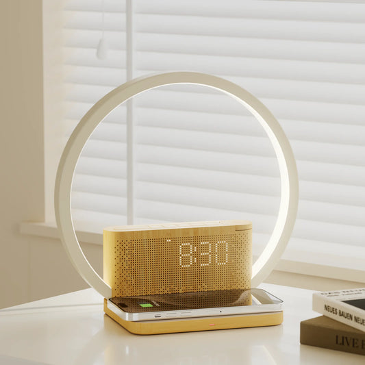 Sunrise Alarm Clock Night Light with Wireless Charger