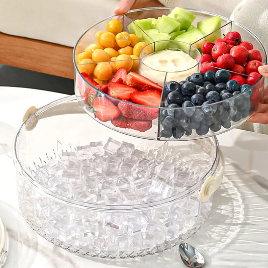 10" Chilled Rotatable Serving Tray