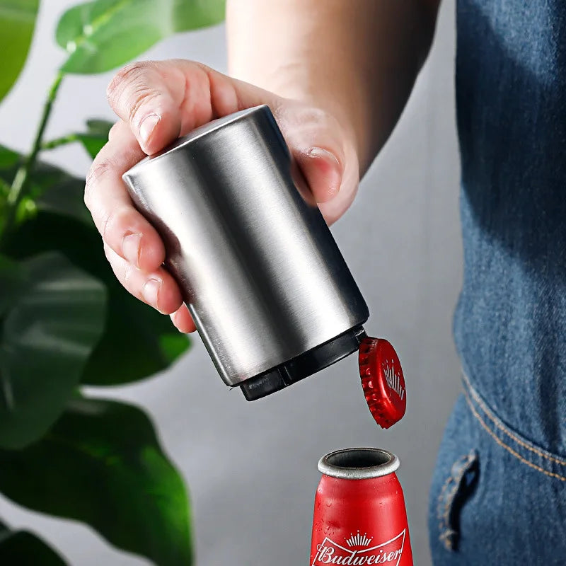 Stainless Steel Automatic Beer Bottle Opener