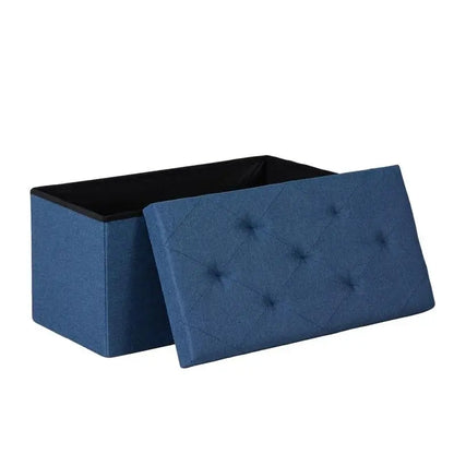 Folding Storage Ottoman Bench