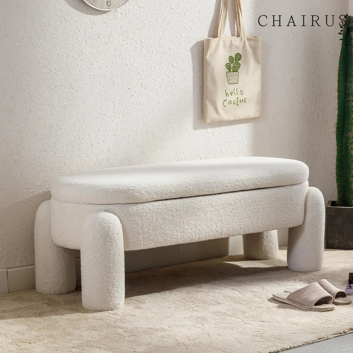 Sherpa Ottoman Storage Bench
