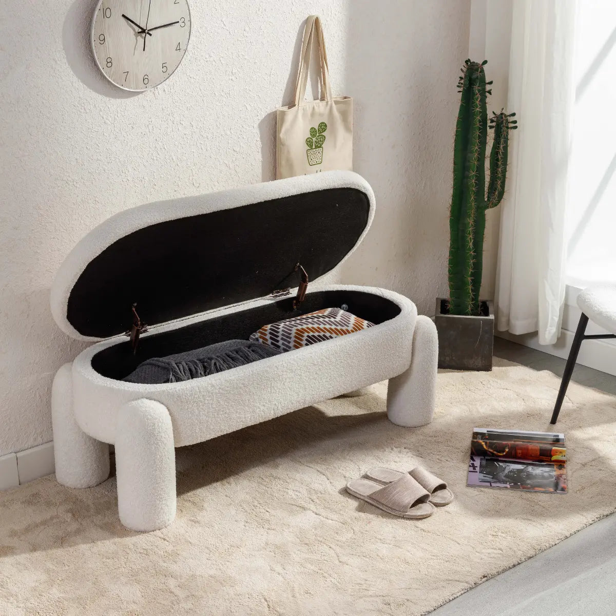 Sherpa Ottoman Storage Bench
