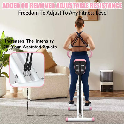 Home Fitness Equipment: Squat Machine, Rowing Machine, Hip and Thigh Exerciser, Hip Bridge Machine, Horseback Riding Machine