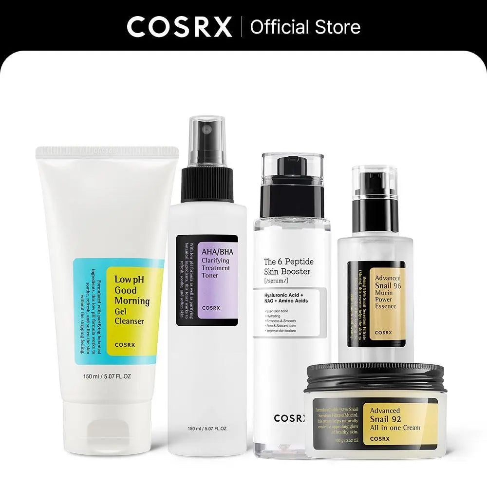 [COSRX Official] the COSRX Complete Korean Skincare Sets | SIMPLE & EASY GLASS SKIN