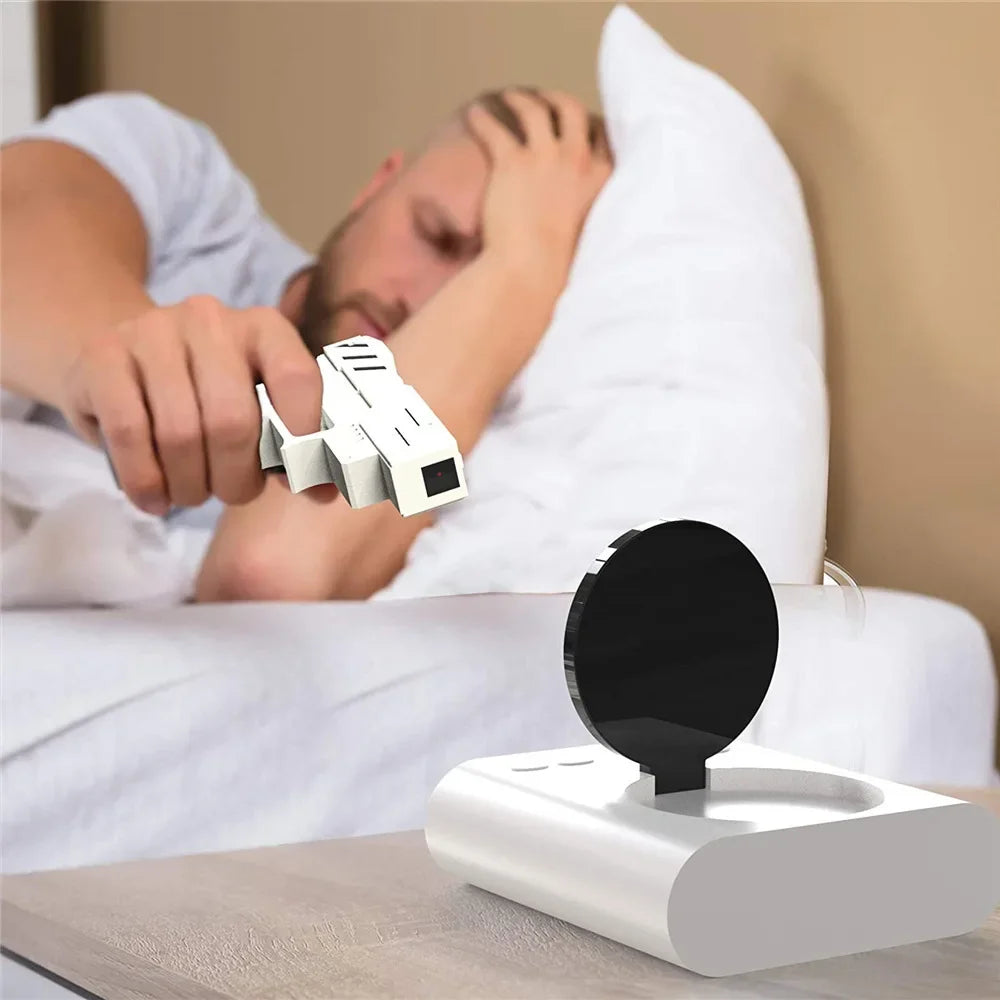 Gun Lovers Aim & Shoot Alarm Clock 
