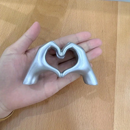 Hand Shaped Resin Ornament