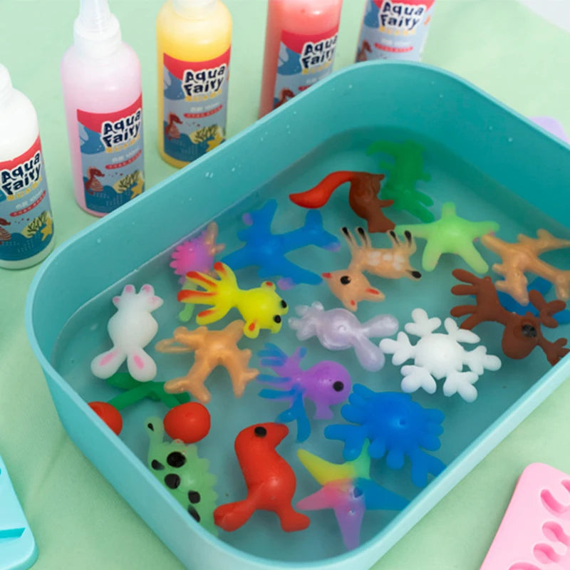 Luminous Magic Water Elf Ocean Mold Companion 3D Handmade Kit Aqua Fairy Gel Set Handicraft DIY Material Set Children Gift