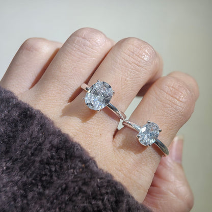 Oval Cut Cubic Women Fasion Ring