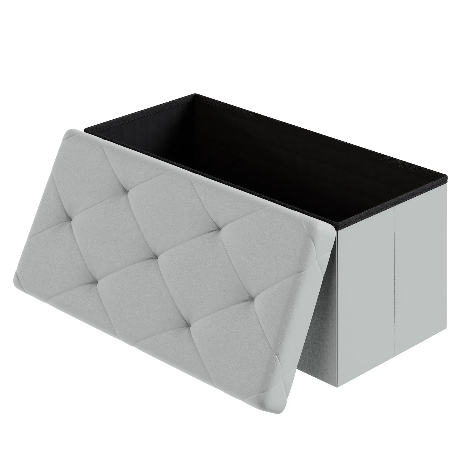 Folding Storage Ottoman Bench