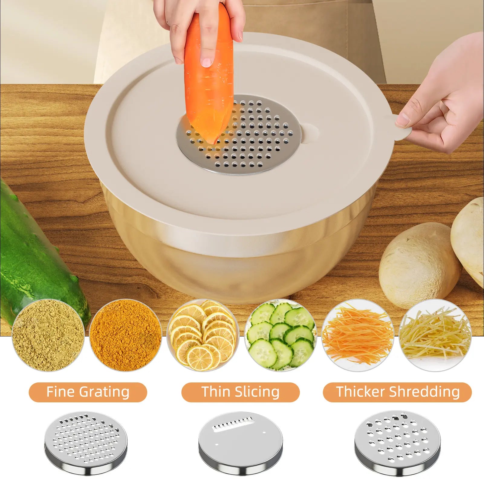6 Piece Mixing Bowls with Lids Set