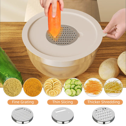 6 Piece Mixing Bowls with Lids Set