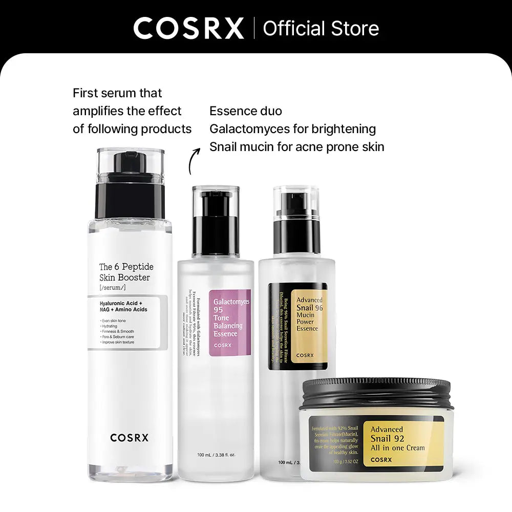 [COSRX Official] the COSRX Complete Korean Skincare Sets | SIMPLE & EASY GLASS SKIN